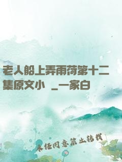 老人船上弄雨荷第十二集原文小說