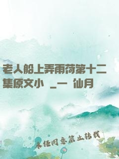 老人船上弄雨荷第十二集原文小說