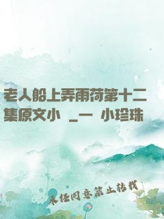 老人船上弄雨荷第十二集原文小說