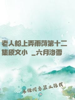 老人船上弄雨荷第十二集原文小說