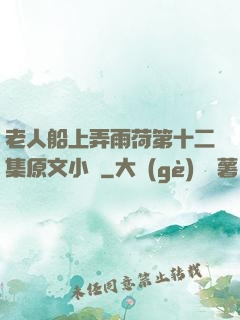 老人船上弄雨荷第十二集原文小說