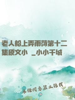 老人船上弄雨荷第十二集原文小說