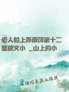 老人船上弄雨荷第十二集原文小說