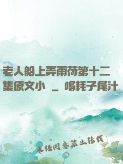 老人船上弄雨荷第十二集原文小說
