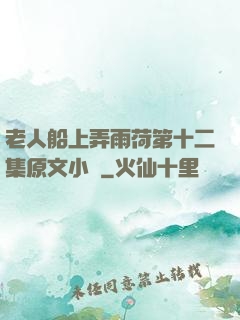老人船上弄雨荷第十二集原文小說