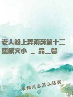 老人船上弄雨荷第十二集原文小說