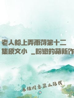 老人船上弄雨荷第十二集原文小說