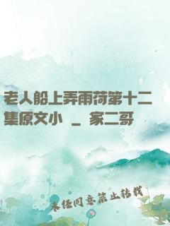 老人船上弄雨荷第十二集原文小說