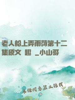 老人船上弄雨荷第十二集原文筆趣閣