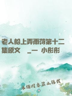 老人船上弄雨荷第十二集原文閱讀