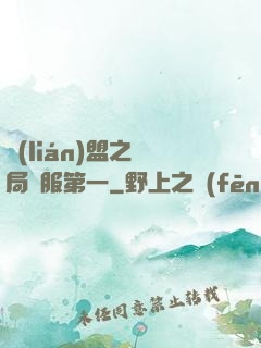 聯(lián)盟之開局國服第一