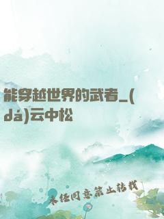 能穿越世界的武者