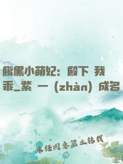 腹黑小萌妃：殿下給我乖