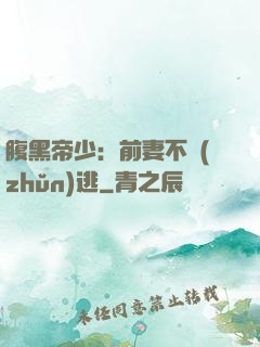 腹黑帝少：前妻不準(zhǔn)逃