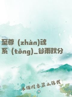 至尊戰(zhàn)魂系統(tǒng)