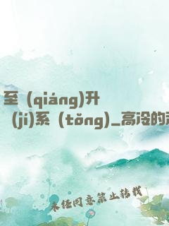 至強(qiáng)升級(jí)系統(tǒng)