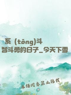 與系統(tǒng)斗智斗勇的日子