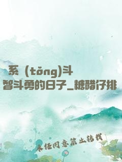 與系統(tǒng)斗智斗勇的日子