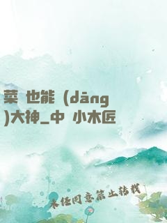菜鳥也能當(dāng)大神