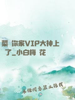 菜鳥你家VIP大神上線了