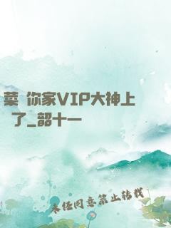 菜鳥你家VIP大神上線了