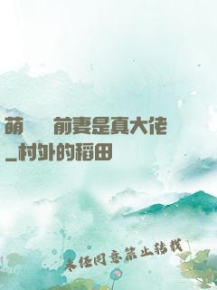 萌寶來襲前妻是真大佬