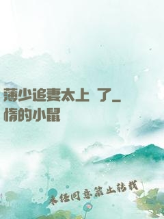 薄少追妻太上頭了