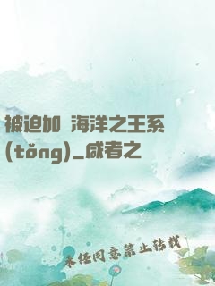 被迫加載海洋之王系統(tǒng)