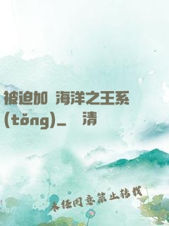 被迫加載海洋之王系統(tǒng)