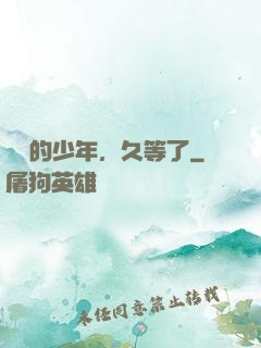 親愛的少年，久等了
