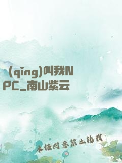 請(qǐng)叫我NPC