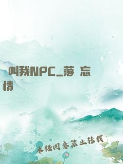 請叫我NPC