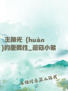 論主角光環(huán)的重要性