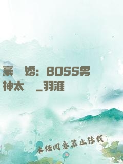 豪門閃婚：BOSS男神太難纏