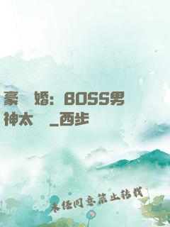 豪門閃婚：BOSS男神太難纏