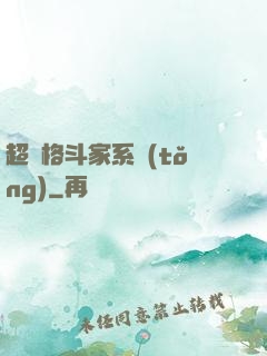 超級格斗家系統(tǒng)
