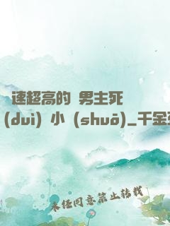車速超高的雙男主死對(duì)頭小說(shuō)