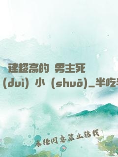 車速超高的雙男主死對(duì)頭小說(shuō)