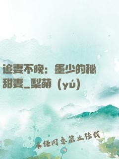 追妻不晚：墨少的秘寵甜妻