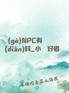 這個(gè)NPC有點(diǎn)料