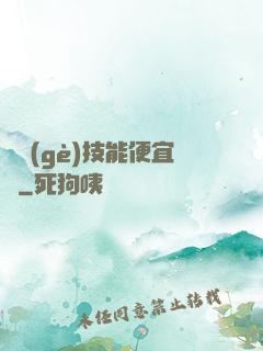 這個(gè)技能便宜賣