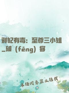 邪妃有毒：至尊三小姐