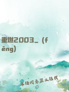 重燃2003