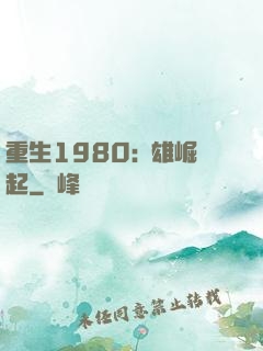 重生1980:梟雄崛起