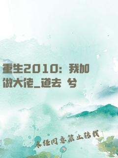 重生2010：我加點做大佬