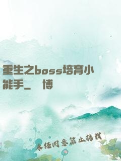 重生之boss培育小能手