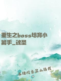 重生之boss培育小能手