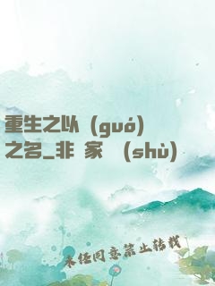 重生之以國(guó)之名