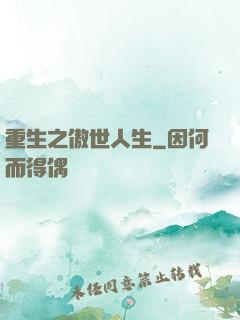 重生之傲世人生