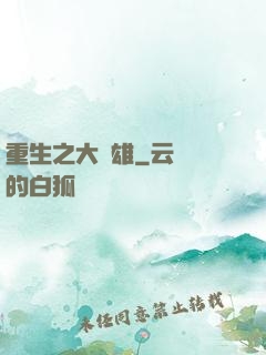 重生之大梟雄